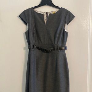 Tahari Classic Grey dress
